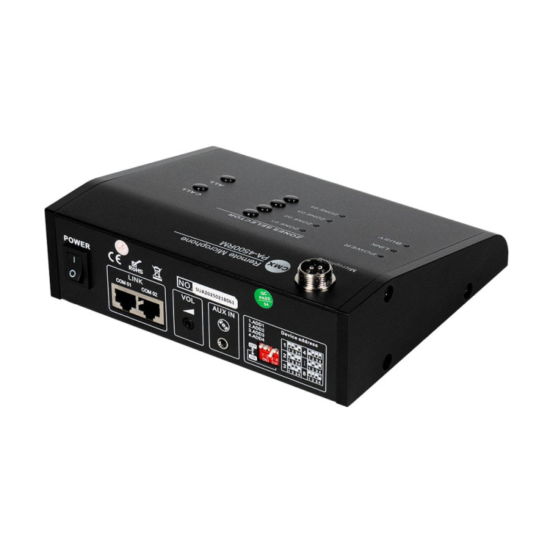 Мікрофон виносний пейджинговий CMX PA-4500RM, 4 зони