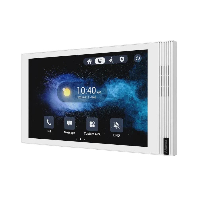 Відеодомофон 8” WiFi Akuvox S563W White SIP Android з Bluetooth