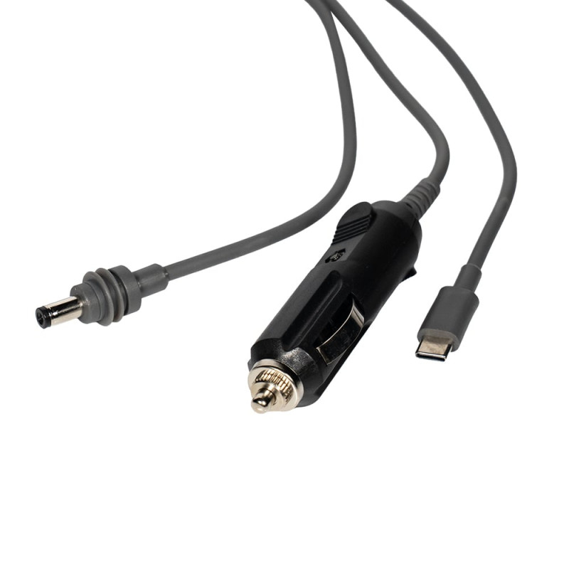 Кабель живлення 3 в 1 для Starlink Mini E-NET автомобільний прикурювач, DC Plug та USB Type-C Plug 5м
