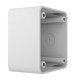 Коробка Ajax SurfaceBox [55] White для зовнішнього монтажу одного пристрою LightSwitch чи Outlet