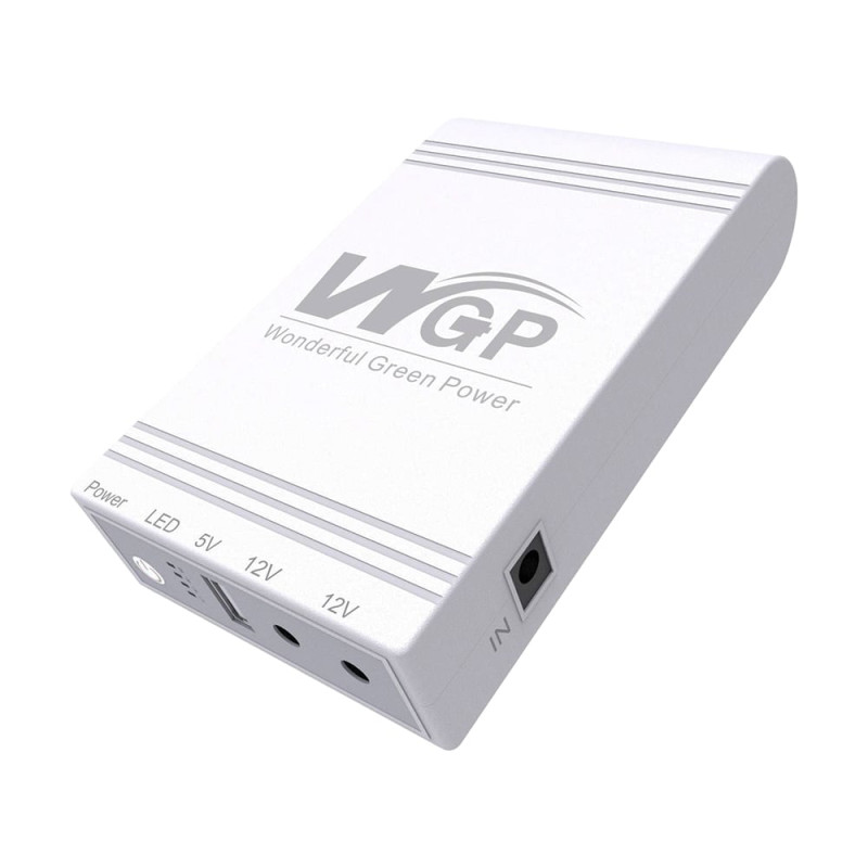 Джерело безперебійного живлення Mini UPS WGP UPS103C 16000mAh 5V/12V/12V, Li-ion 4*4Ah, для роутера та оптичного терміналу