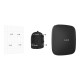 Інтелектуальна централь Ajax Hub 2 Plus чорна з WiFi, 2G, 3G, 4G, Ethernet, підтримкою датчиків з фотоверифікацією