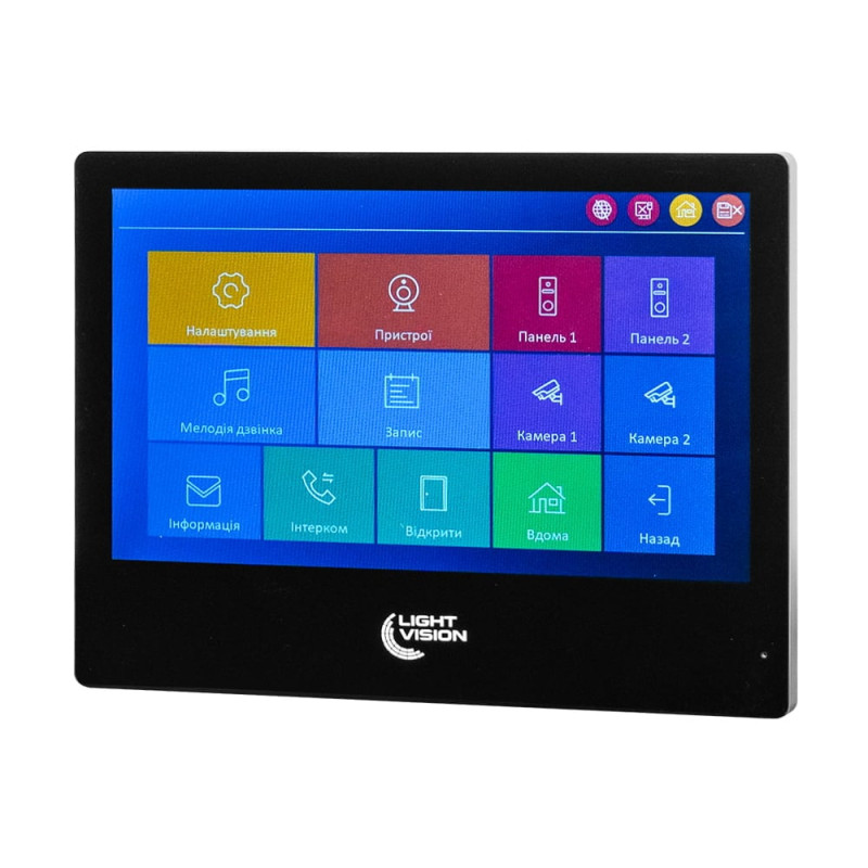 Відеодомофон 10" WiFi Tuya Light Vision SINGAPORE FHD Black