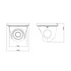 AHD-відеокамера 4Mp TVT TD-7544AE (D/IR1) f=3.6mm
