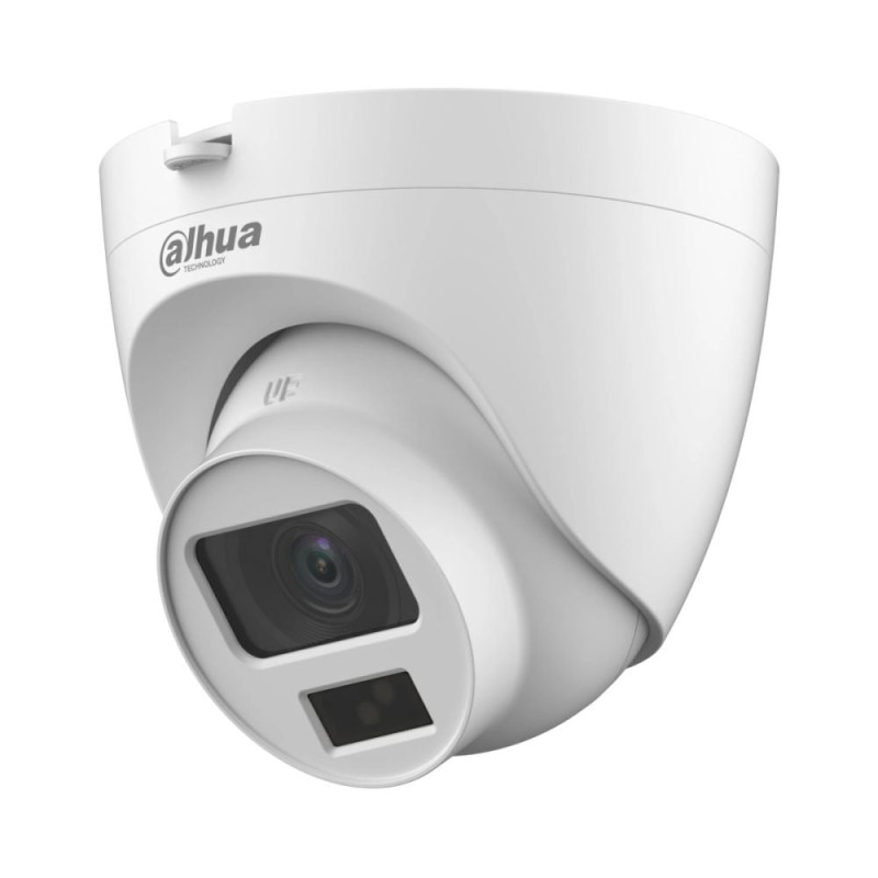 HDCVI-відеокамера 5Mp Dahua DH-HAC-HDW1500CLQP-IL-A f=2.8mm, ІЧ+LED-підсвічування, з мікрофоном