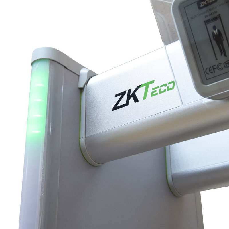 Арочний металодетектор ZKTeco ZK-D4330 (IP65) 8H Backup Battery вуличний, 33 зони детекції, з акумулятором