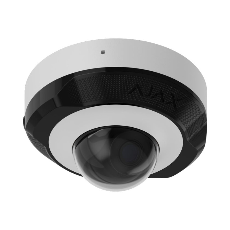 IP-відеокамера 5Mp Ajax DomeCam Mini (5 Mp/2.8 mm) (8EU) ASP White f=2.8mm з мікрофоном