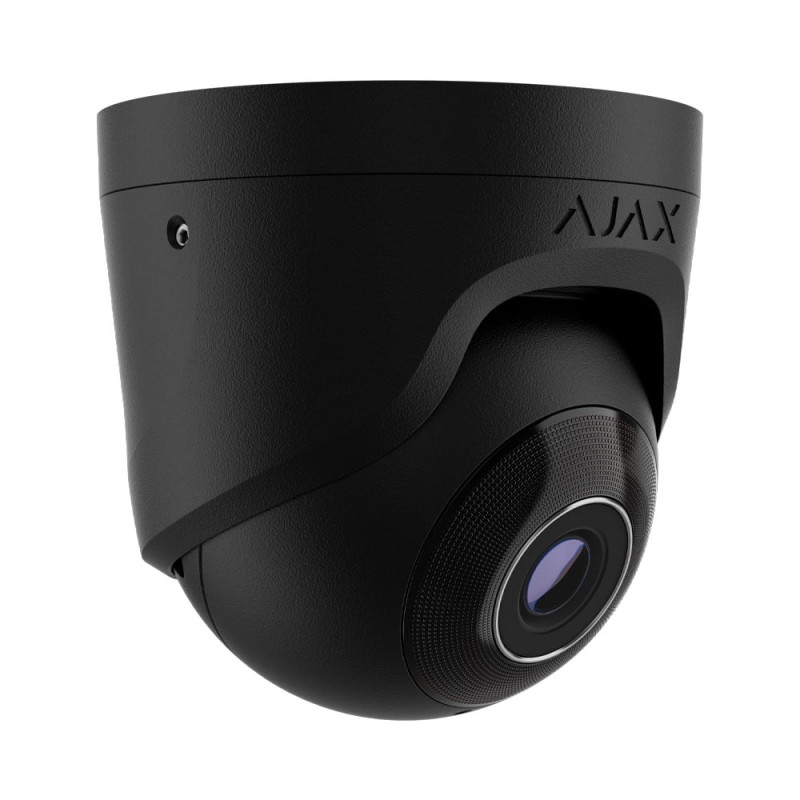 IP-відеокамера 5Mp Ajax TurretCam (5 Mp/2.8 mm) (8EU) ASP Black f=2.8mm з мікрофоном