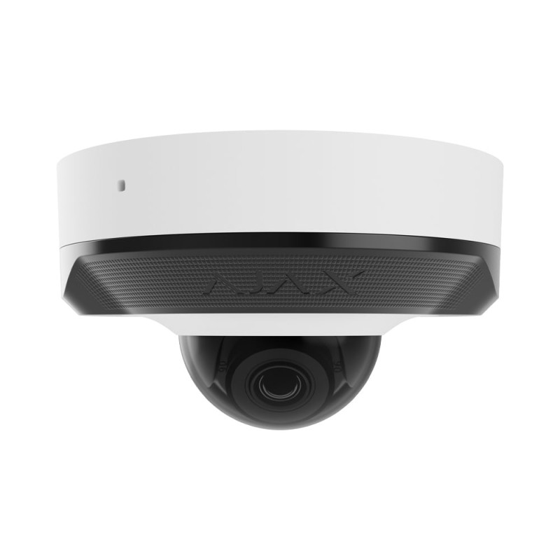 IP-відеокамера 8Mp Ajax DomeCam Mini (8 Mp/4 mm) (8EU) ASP White f=4mm з мікрофоном
