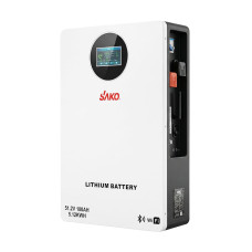 Акумуляторна батарея літій-залізо-фосфатна 100А*год 51.2В 5120Вт*год Sako SK-51.2V100Ah Li-Sun series LiFePO4 настінний / підлоговий монтаж