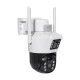 IP PTZ-відеокамера автономна з 4G та сонячною панеллю 2Mp+2Mp Light Vision VLC-9192IG/2C (Solar) White f=4mm, на акумуляторних батареях