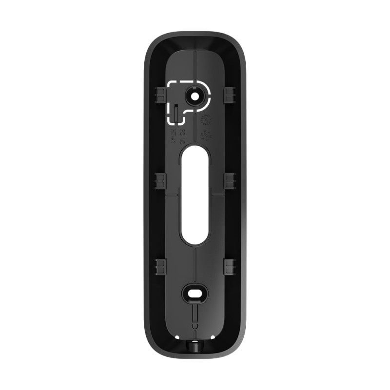 Відеодзвінок з WiFi 4Mp Ajax DoorBell Black із вбудованим штучним інтелектом та ІЧ датчиком руху