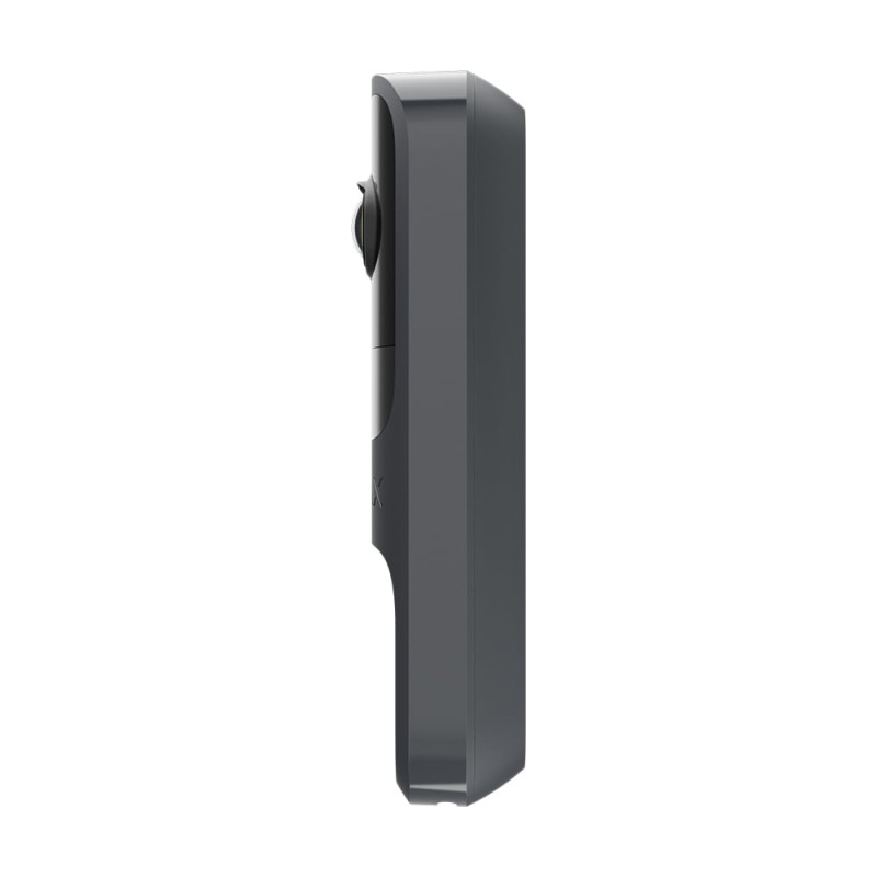 Відеодзвінок з WiFi 4Mp Ajax DoorBell Graphite із вбудованим штучним інтелектом та ІЧ датчиком руху