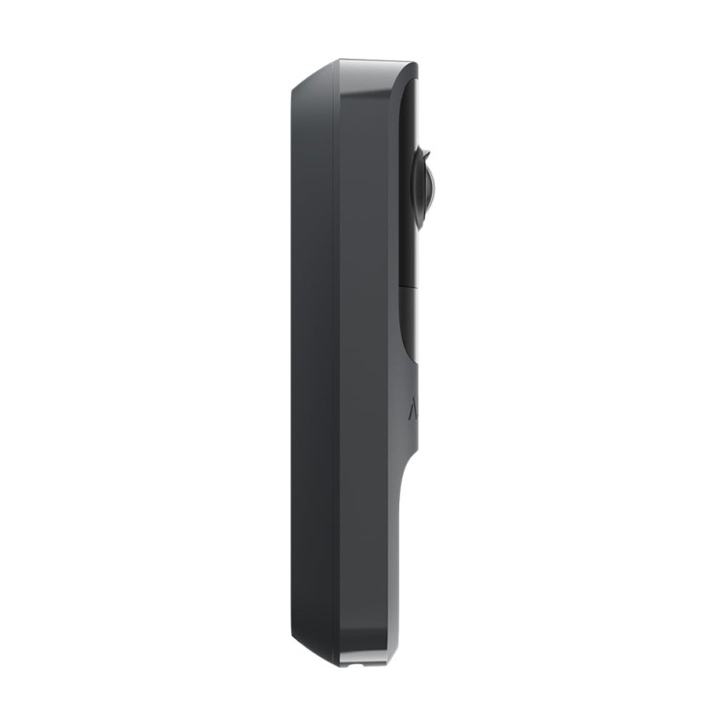 Відеодзвінок з WiFi 4Mp Ajax DoorBell Graphite із вбудованим штучним інтелектом та ІЧ датчиком руху