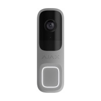 Відеодзвінок з WiFi 4Mp Ajax DoorBell Gray із вбудованим штучним інтелектом та ІЧ датчиком руху