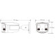IP-відеокамера панорамна 4Mp*2 TVT TD-9482E3B-DP f=2.8mm, ІЧ+LED підсвічування, 2 мікрофони