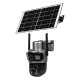 IP PTZ-відеокамера автономна з 4G та сонячною панеллю 3Mp+3Mp Light Vision VLC-9430IG/2C3S (Solar) f=4mm, на акумуляторних батареях