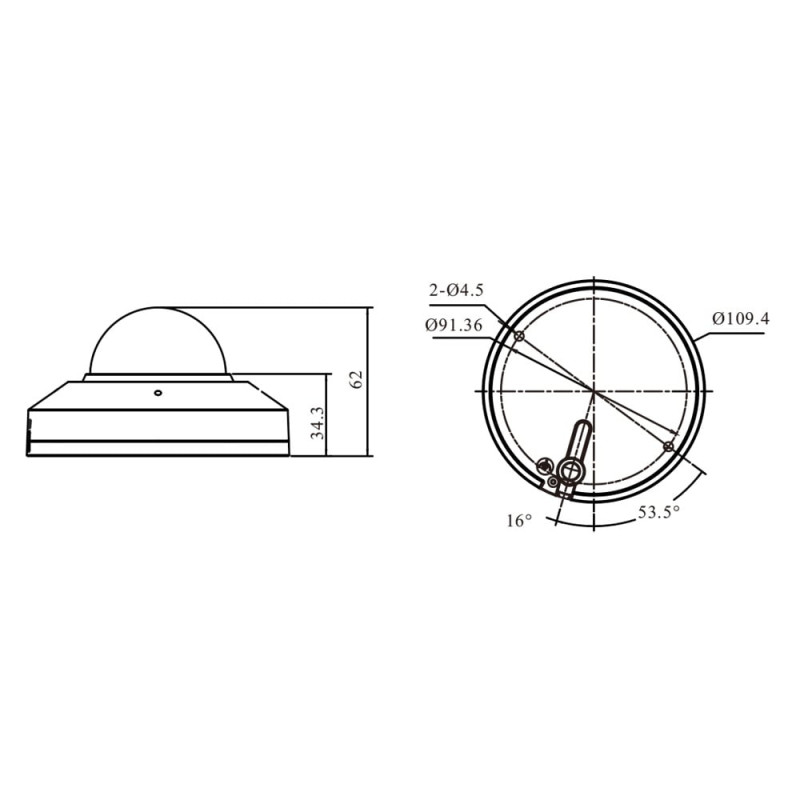 IP-відеокамера з WiFi 6 5Mp TVT TD-9557S4-C(D/WF/AR1) White f=2.8mm з мікрофоном