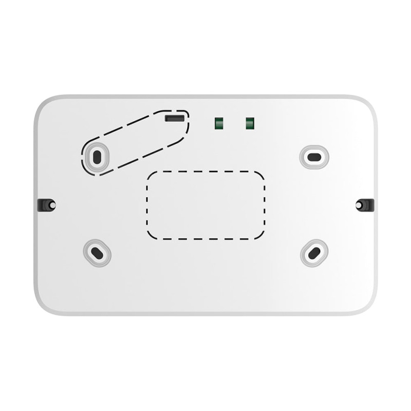 Бездротовий адресний модуль подвійного вводу/виводу Ajax EN54 I/O Module (2X2) White для пожежної сигналізації