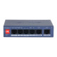 PoE-комутатор 6-портовий керований L2 Dahua DH-CS4006-4ET2GT-36 з 4 портами PoE 40W