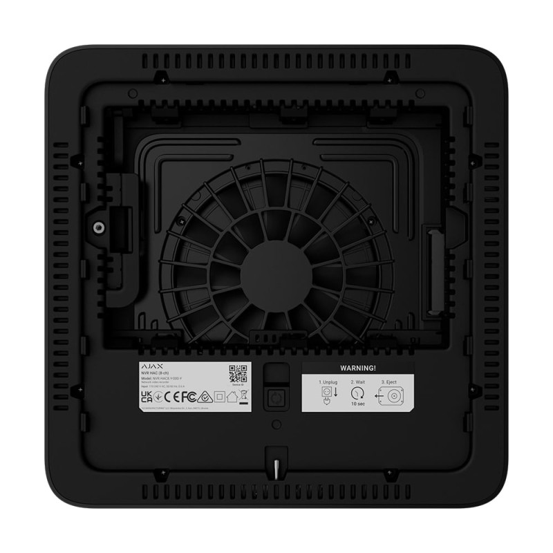 IP-відеореєстратор 8-канальний 12Mp Ajax NVR HAC (8ch) 220V Black