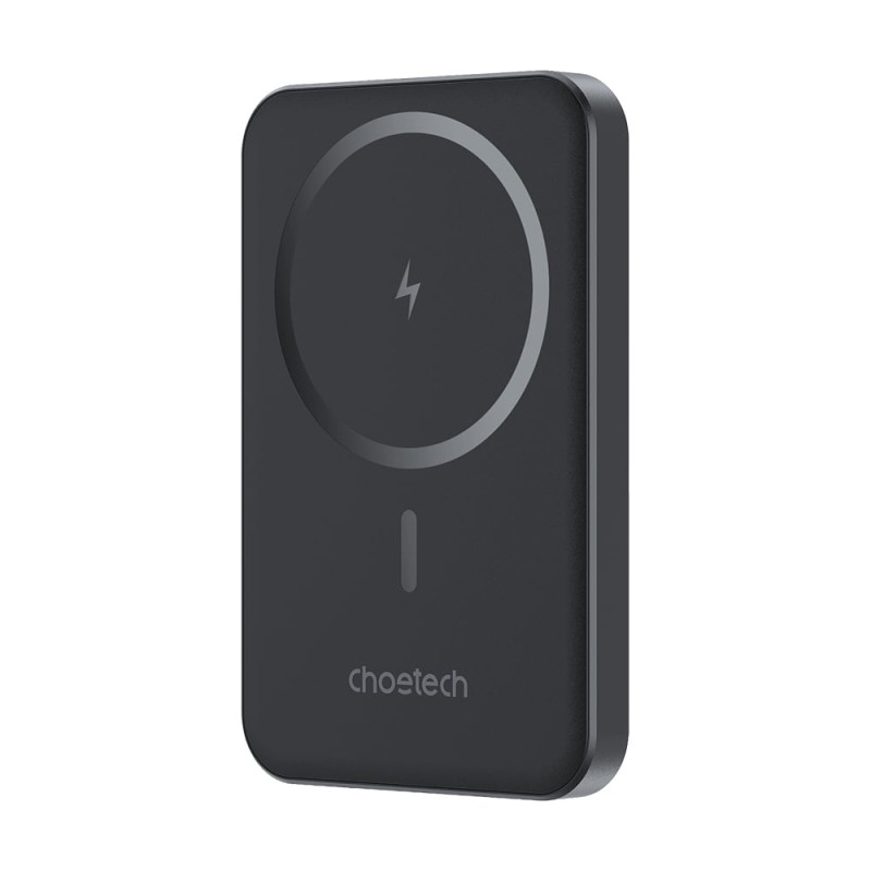 Повербанк 5000mAh Choetech B709 Black PD3.0 бездротова магнітна зарядка