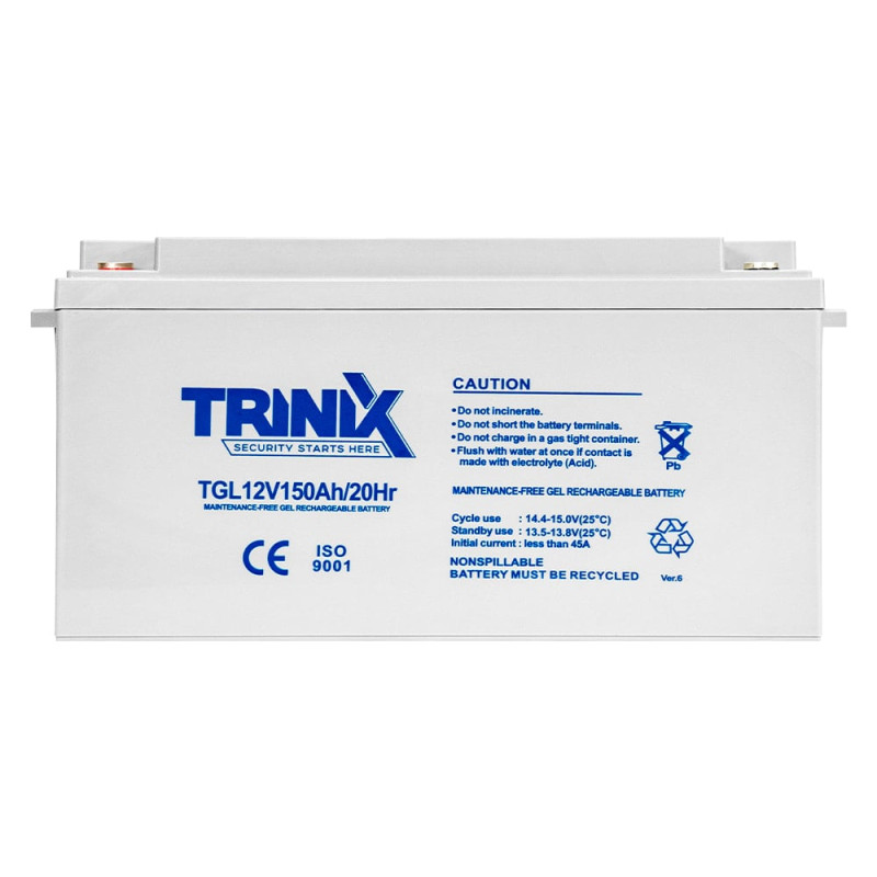 Акумуляторна батарея гелева 12В 150Аг Trinix TGL12V150Ah/20Hr GEL