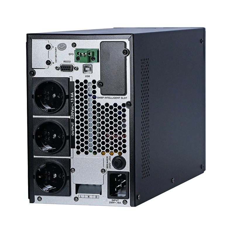 Джерело безперебійного живлення Kraft KRF-T3000VA/3KW(LCD)Ex Pro Online UPS під зовнішній акумулятор