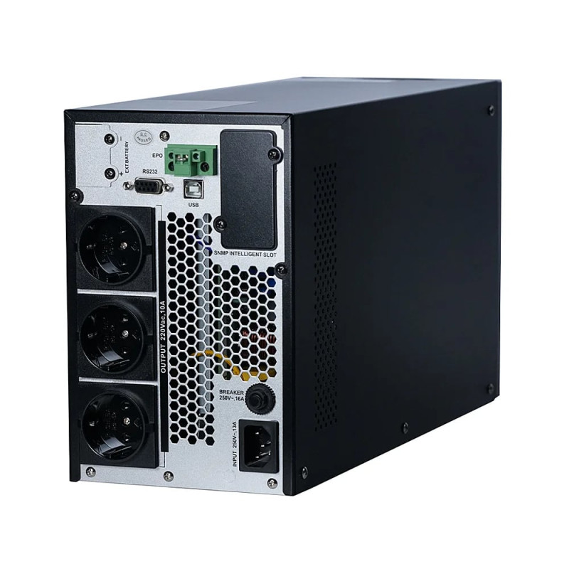 Джерело безперебійного живлення Kraft KRF-T2000VA/2KW(LCD)Ex Pro Online UPS під зовнішній акумулятор