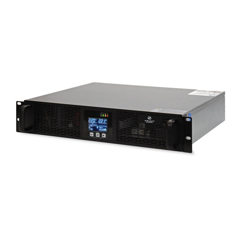 Джерело безперебійного живлення Kraft KRF-RM/3000VA/3KW/Ex Pro Online UPS під зовнішній акумулятор