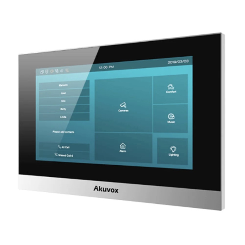 Відеодомофон 7” WiFi Akuvox C315W Silver SIP Android