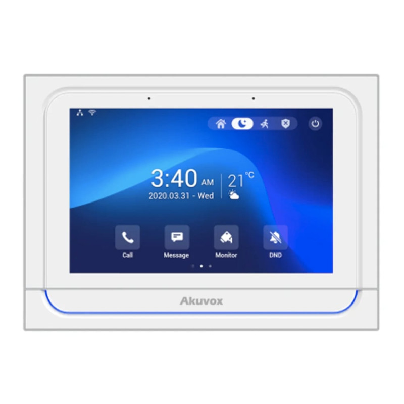 Відеодомофон 7” WiFi Akuvox X933W SIP White Android з Bluetooth