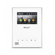 Відеодомофон AU-04LA White BAS-IP