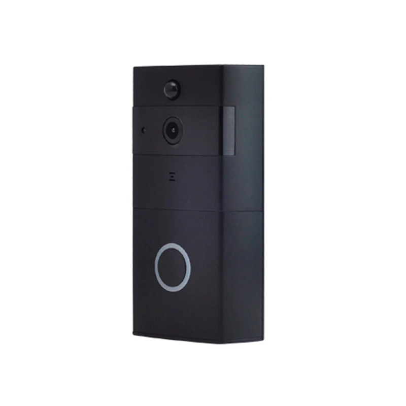 Дверний WiFi дзвінок 2Mp Light Vision VLC-01IVP Black з ІЧ-датчиком руху