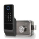 Замок біометричний автономний Trinix TRL-5201BTFW Black Right з Bluetooth, зчитувачем відбитків пальців і карт Mifare
