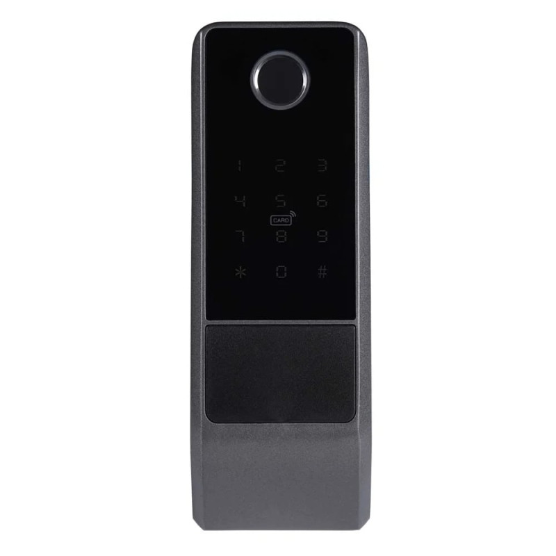 Замок біометричний автономний Trinix TRL-5201BTFW Black Right з Bluetooth, зчитувачем відбитків пальців і карт Mifare