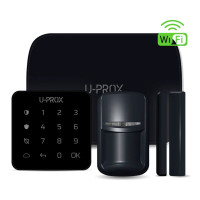 Комплект бездротової сигналізації U-Prox MP WiFi Black з 2G, WiFi