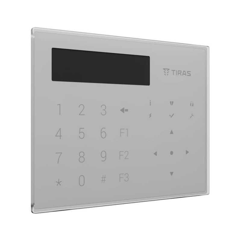 Клавіатура Tiras K-GLCD White з OLED-дисплеєм