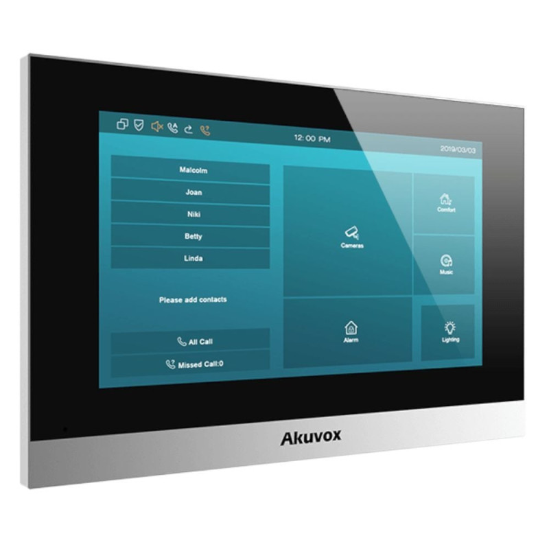 Відеодомофон 7” Akuvox C315N Silver SIP Android