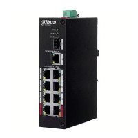 PoE-комутатор 10-портовий некерований Dahua DH-PFS3110-8ET-96 з 8 портами PoE 96W