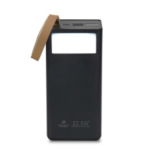 Повербанк 40000mAh Power Bank Kraft TPB-2340 Black 22.5W QC3.0 LED-ліхтар