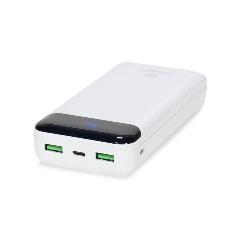 Повербанк 20000mAh Power Bank Kraft TPB-2020 White 22.5W QC3.0