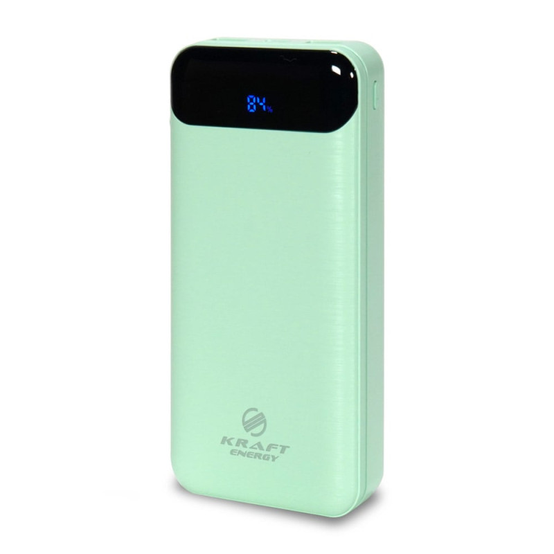 Повербанк 20000mAh Power Bank Kraft TPB-2020 Green 22.5W QC3.0