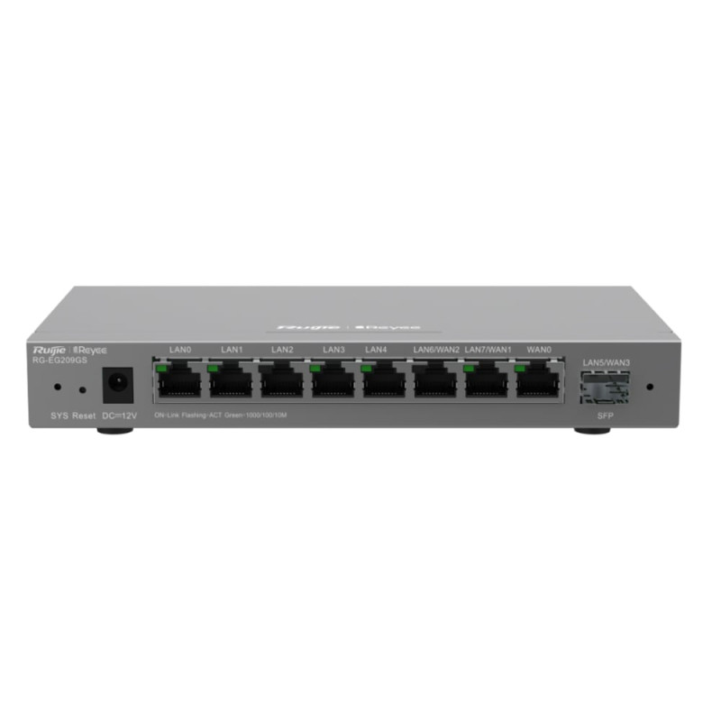 Керований 9-портовий SFP-роутер Ruijie RG-EG209GS гігабітний