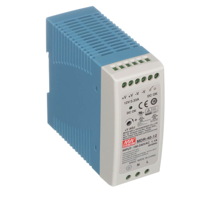 Блок живлення MDR-40-12 Mean Well на DIN-рейку