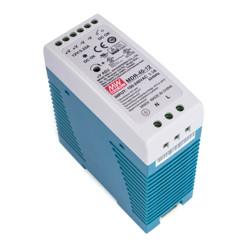 Блок живлення MDR-40-12 Mean Well на DIN-рейку