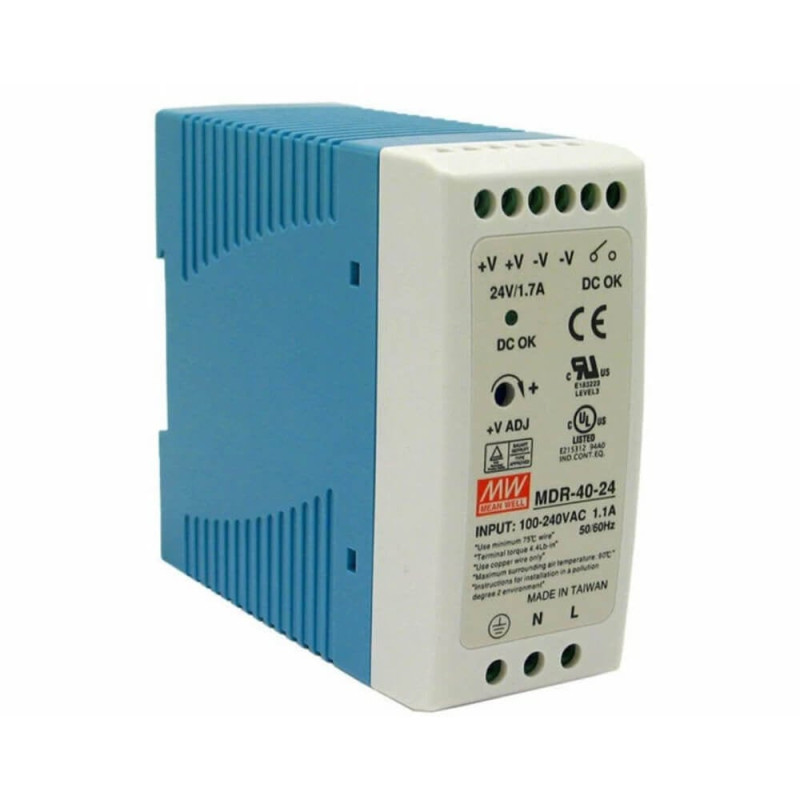 Блок живлення MDR-40-24 Mean Well на DIN-рейку