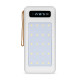 Повербанк 20000mAh Power Bank Kraft KPB-1120L White LED-ліхтар