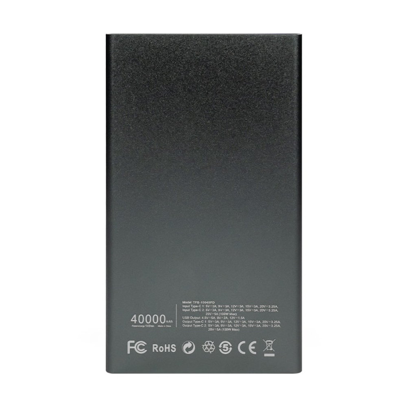 Повербанк 40000 mAh Power Bank Trinix TPB-10040PD Grey 100W