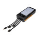 Повербанк 20000mAh Power Bank Kraft KPB-1120L Black LED-ліхтар